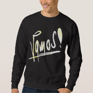 Sweatshirt Vamos typographie de graffiti manuscrite