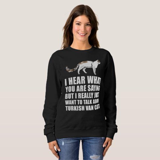 Sweatshirt Van Cat turc (Devant entier)