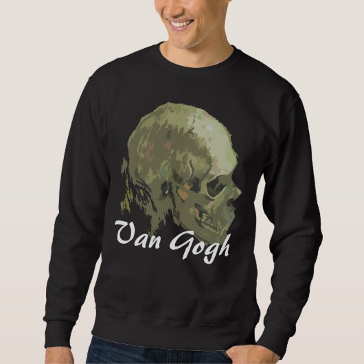 Sweatshirt Van Gogh Skull 2032 2033 2034 2035 2036 2037 2038 (Devant)