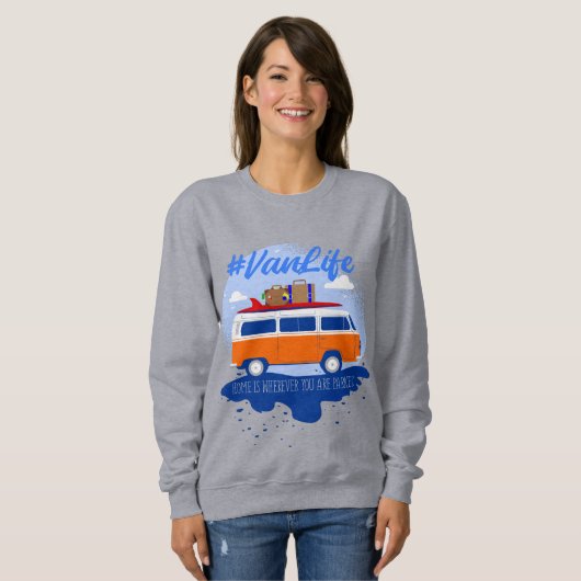 Sweatshirt van life boho hippie (Devant entier)