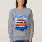 Sweatshirt van life boho hippie (Devant)