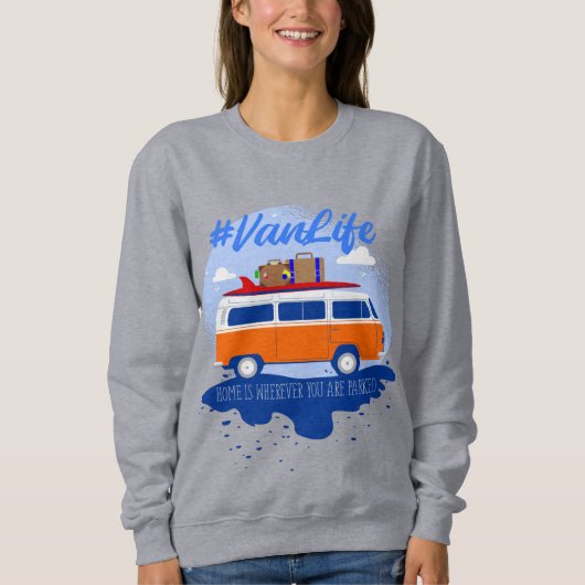Sweatshirt van life boho hippie (Devant)