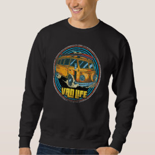 Sweatshirt Van Life Camper Camp Retro les années 70 80s Camp