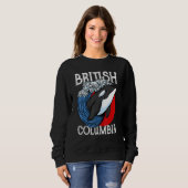 Sweatshirt Vancouver British Columbia Orca Whale (Devant entier)