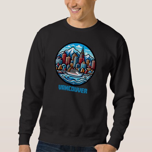 Sweatshirt Vancouver Colombie-Britannique Canada (Devant)