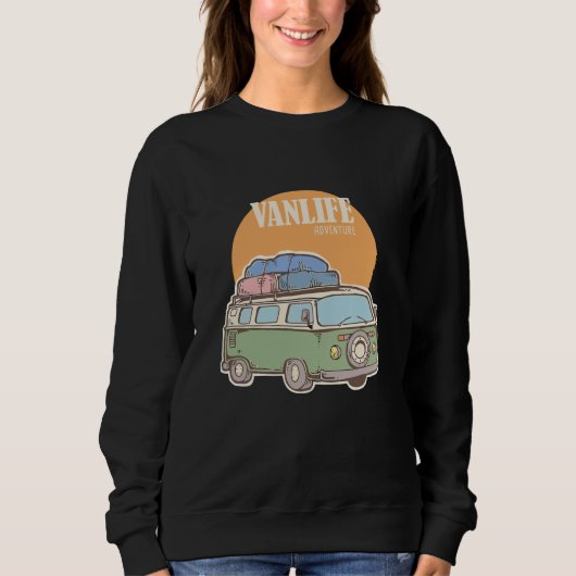 Sweatshirt Vanlife Travel (Devant)