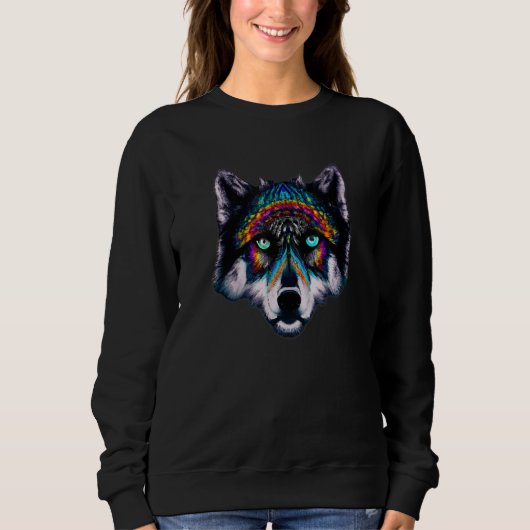 Sweatshirt VanTahir Mystic Wolf (Devant)