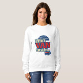 Sweatshirt VANtastic Red Cream Blue Edition (Devant entier)