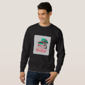 Sweatshirt Vaperwave Aesthetic Glitch Retrowave Synthwave  12 (Devant entier)
