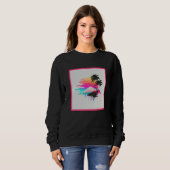 Sweatshirt Vaperwave Aesthetic Glitch Retrowave Synthwave  2 (Devant entier)