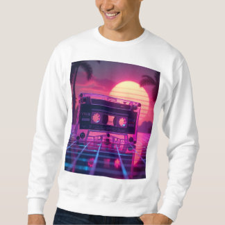 Sweatshirt Vaporwave Aesthetic Music Design