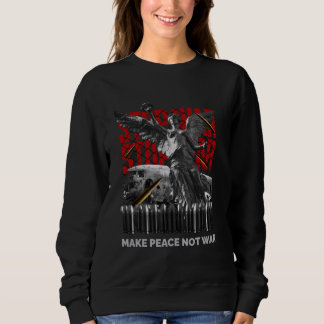 Sweatshirt Vaporwave Stop Guerre Grec Vider Dieu Culture Pop