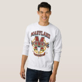 Sweatshirt Varsity letter M University of Maryland (Devant entier)
