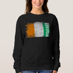 Sweatshirt Vavoua Côte d'Ivoire Drapeau Pour Ivoiriens Hommes