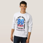 Sweatshirt VE DAY 80e anniversaire Victoire en Europe 2ÈME GU (Devant entier)