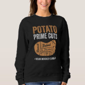 Sweatshirt Vegan Potato Prime Cuts (Devant)