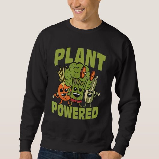 Sweatshirt Veganisme végétarien plante (Devant)