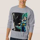 Sweatshirt Vegeta: The Prince of Saiyans Unleashed (Devant)