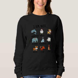 Sweatshirt Végétarien Vie Véganisme Animal Veggie I Am