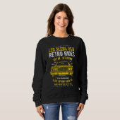 Sweatshirt Véhicules à chenilles Led Nostalgie Automobile Rét (Devant entier)