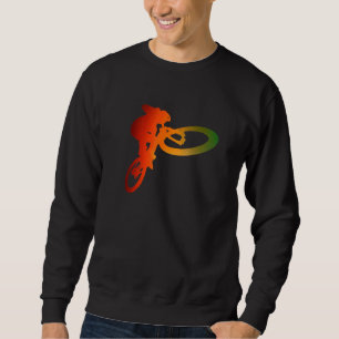 Sweatshirt Vélo Bmx cool Pour Halfpipe Avec Belle Roue Bmx St