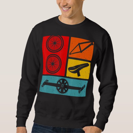 Sweatshirt Vélo Bmx Rétro (Devant)