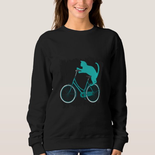 Sweatshirt Vélo de chat (Devant)