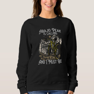 Sweatshirt Vélo de montagne vintage Abajo Peak appelle je doi