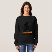 Sweatshirt Vélo Funky UNPLUG E VTT VTT VTT Road (Devant entier)