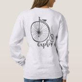 Sweatshirt Vélo vintage (Dos)