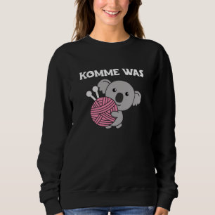 Sweatshirt Venez Sur Ce Knit En Laine Cute Koala Avec Laine