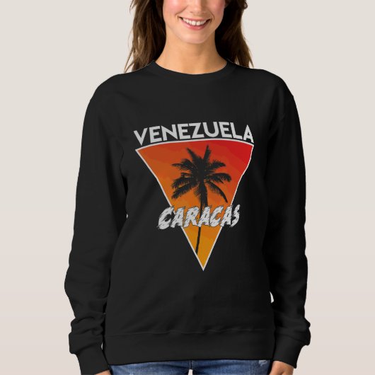 Sweatshirt Venezuela aux couleurs ensoleillées (Devant)