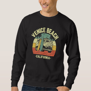 Sweatshirt Venice Beach Retro Surfing Van California Surfer