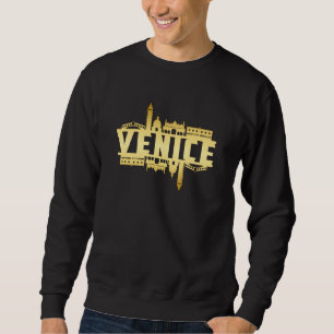 Sweatshirt Venice Italy City Skyline Ville Ville Funny Cadeau