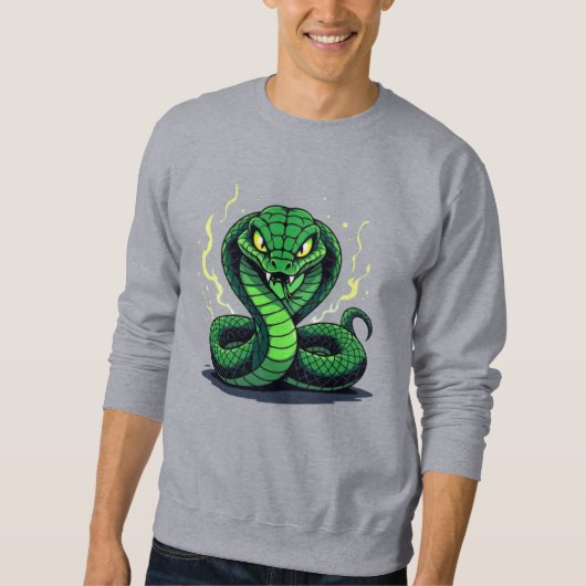 Sweatshirt Venomous Snake – Danger and Precision (Devant)