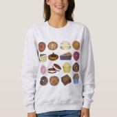 Sweatshirt Vente de gâteau Cupcake Crème Puff Cake Pie Browni (Devant)