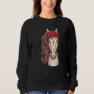 Sweatshirt Ventilateurs d'élevage du cheval Cute animal Natur
