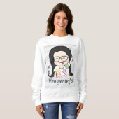 Sweatshirt veo gente fea (Devant entier)