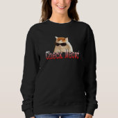 Sweatshirt Vérifier le chat Meow (Devant)