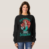 Sweatshirt Véritable Mermaids Fumer Algues Adultes Femmes Pot (Devant entier)