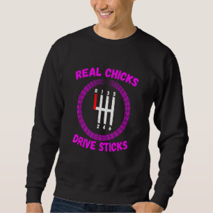 Sweatshirt Véritables Bâtons de conduite pour femmes Manuels