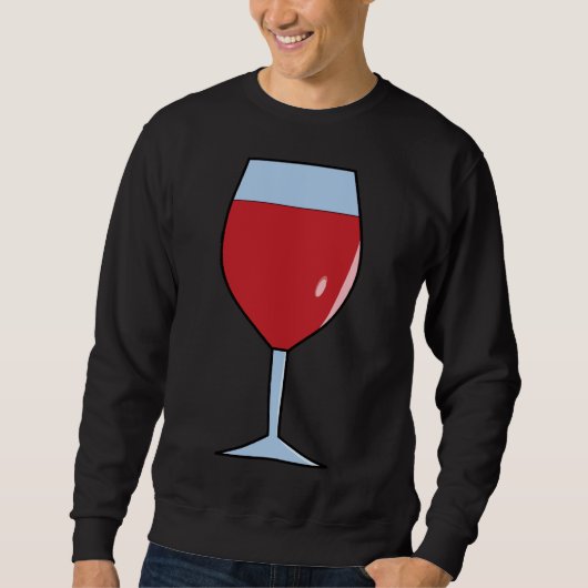 Sweatshirt Verre à vin 9 (Devant)