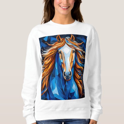 Sweatshirt Verre teinté de cheval (Devant)