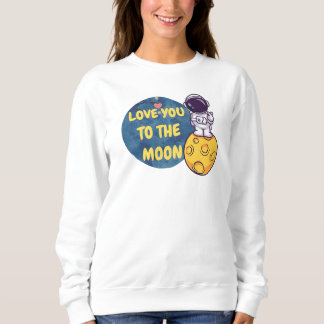 Sweatshirt Vers la Lune avec amour