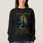 Sweatshirt Verset biblique ISAIE 41:10 (Devant)
