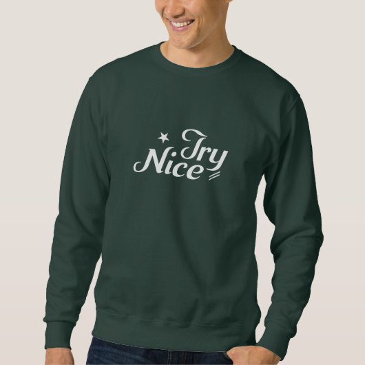 Sweatshirt vert (Devant)