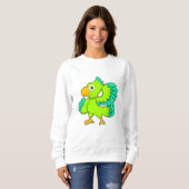 Sweatshirt Vert perroquet (Devant entier)