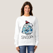 Sweatshirt veste matelassée Snoopy Winter Gem (Devant entier)