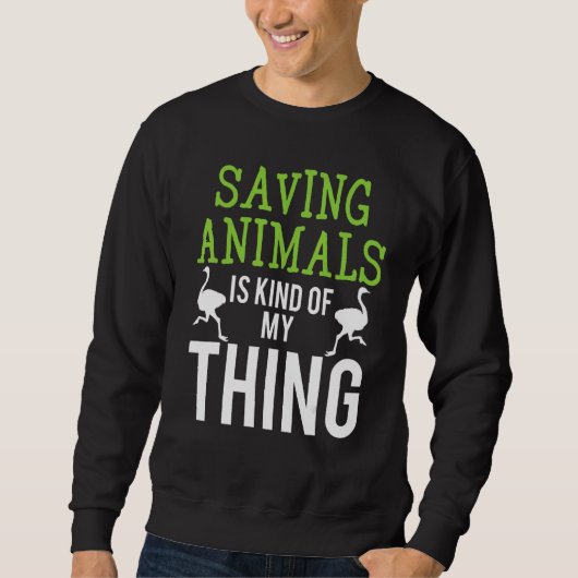 Sweatshirt Vet I Save Animaux 1 (Devant)