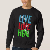 Sweatshirt vet tech for Live Love Heal (Devant)